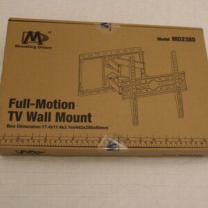 Full-Motion TV Wall Mount | Fits 26–70” TVs | NEW in Box